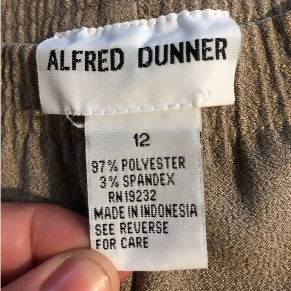 ALFRED DUNNER Vintage Blazer & Slacks Set, Tweed-Like - Picture 9 of 10